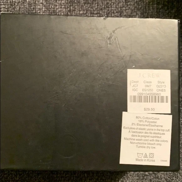 J Crew Boxed Set of 3 Socks, NIB - Picture 3 of 5